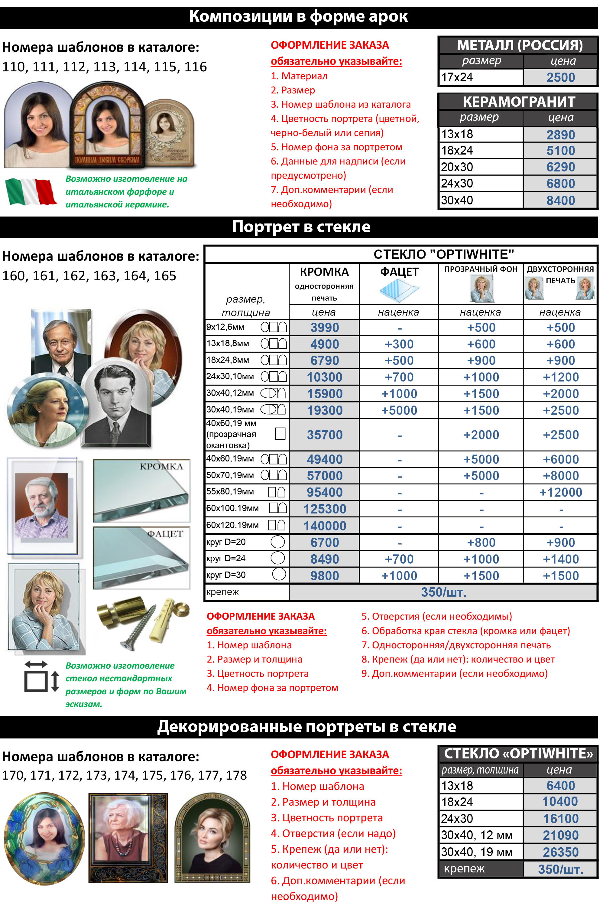 Цены на ритуальную продукцию 2